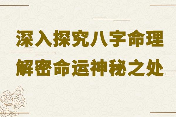 探秘平衡命局：命理图解带你领略命运的奥秘与智慧