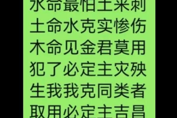 水命与木命的最佳字：解读五行相生相克的智慧