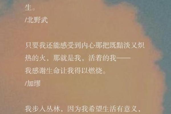 温柔吗？半条命换来的心态与生活的哲学思考