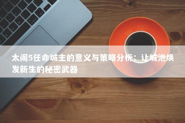 太阁5任命城主的意义与策略分析：让城池焕发新生的秘密武器