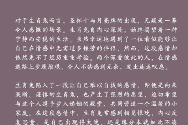 探秘生肖兔命格：揭示性格与人生运势的奥秘