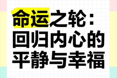 探索享福命：让生活更美好的命运之道