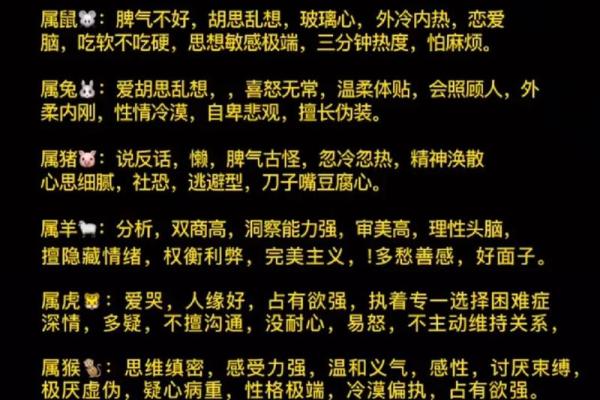 探寻十二生肖背后的命运与性格：传统文化的智慧