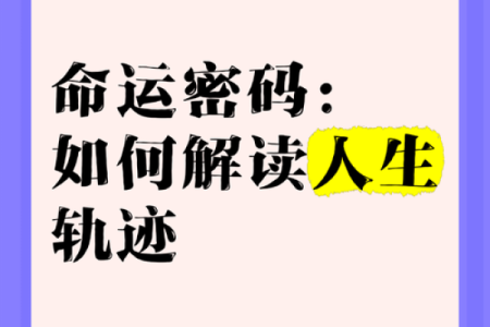 探寻命理中的小命：解锁人生的微妙密码