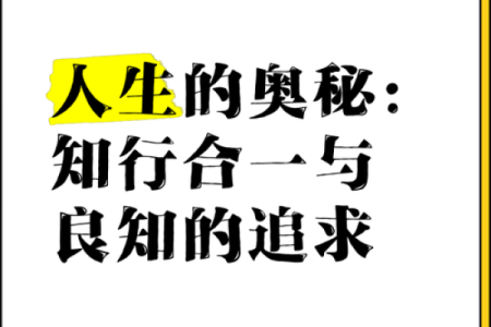 探秘“行”的力量：如何在生活中找到方向与意义